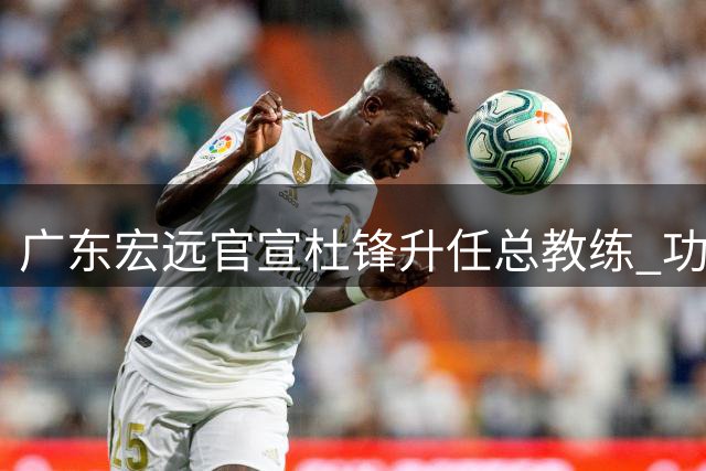 广东宏远官宣杜锋升任总教练 功勋主帅开启新篇章